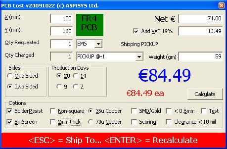 Calculator pcb PCB Trace